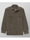 Outlet Overshirt Regular Fit Plain Olive| Oxford Company eShop