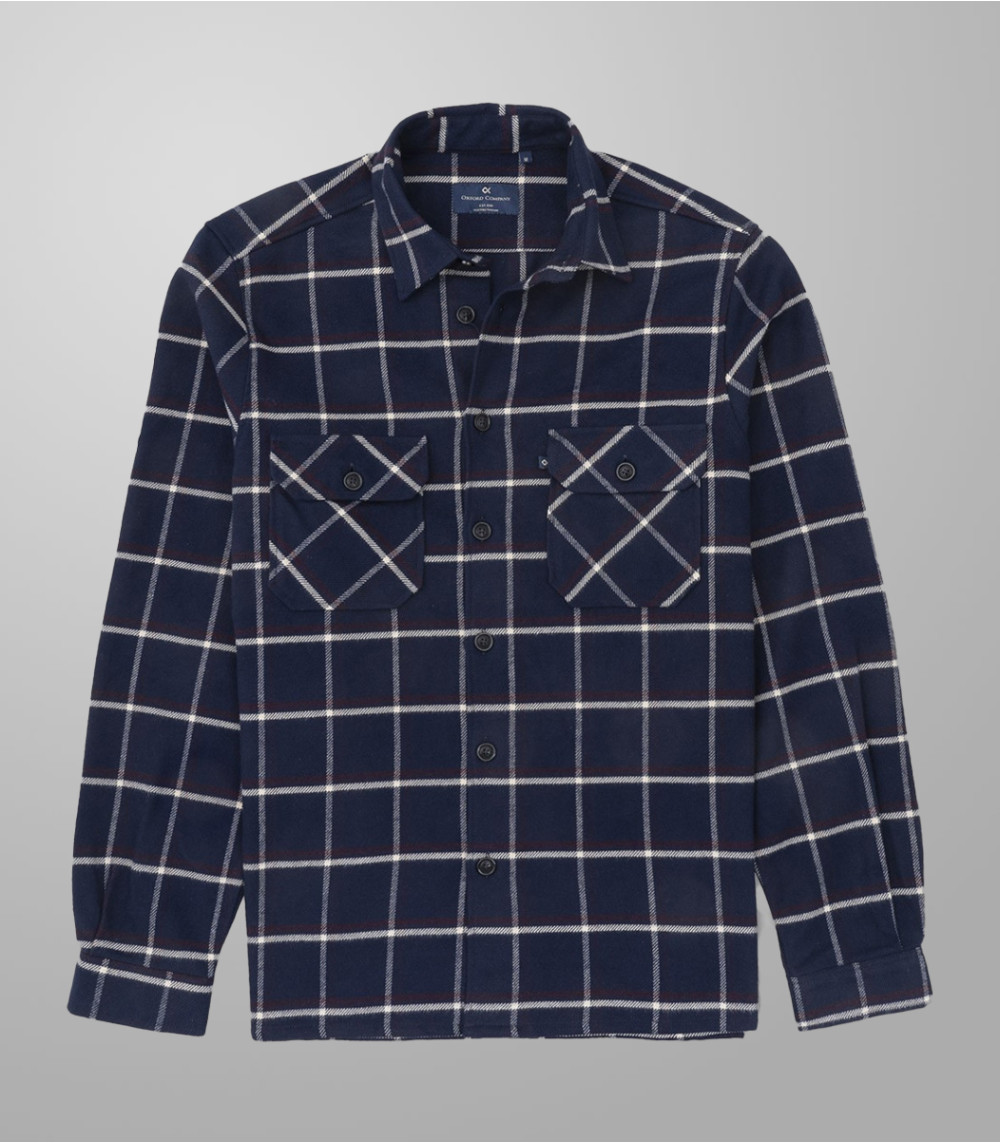 Outlet Overshirt Regular Fit Καρό