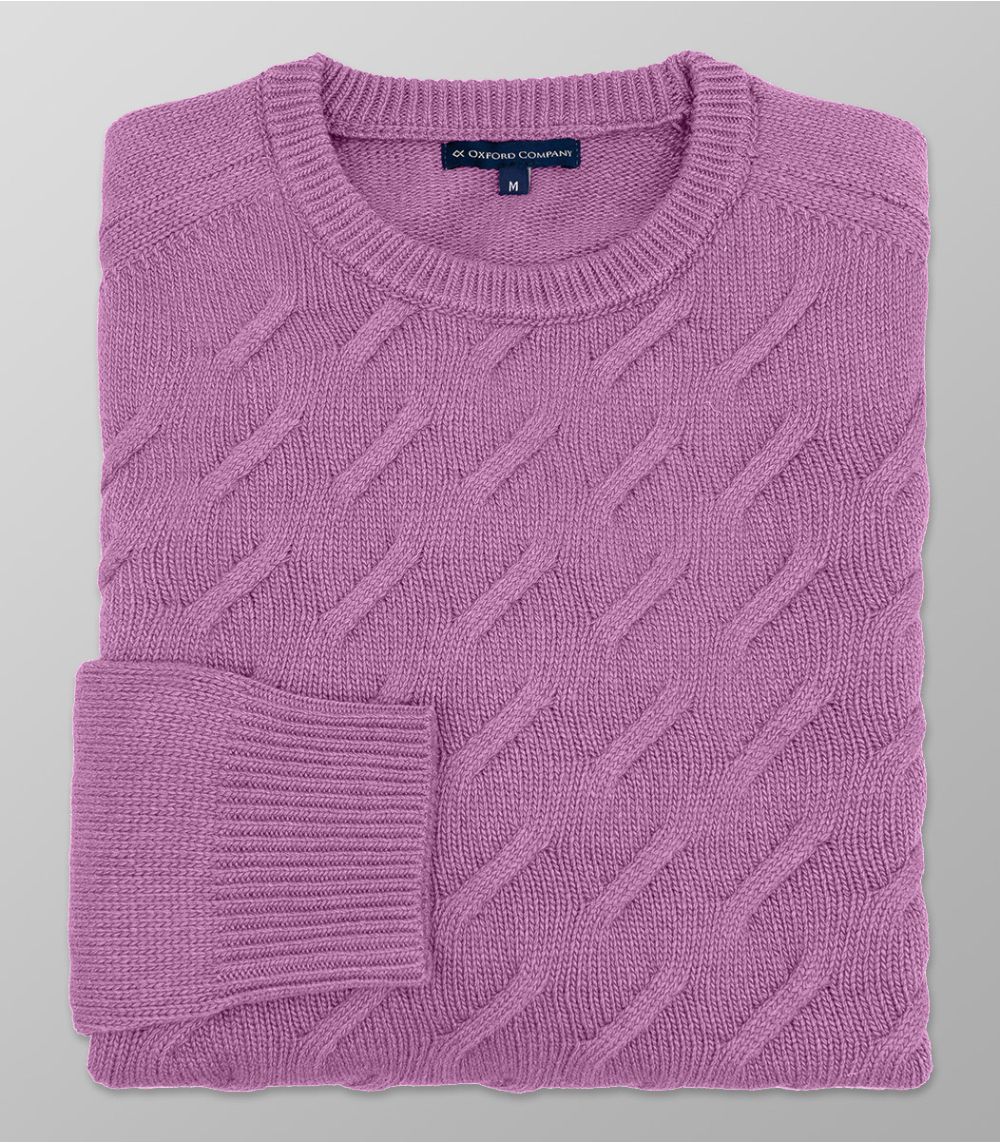 Outlet Πλεκτό Regular Fit Λιλά 