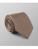 Tie Plain Dark Beige | Oxford Company eShop