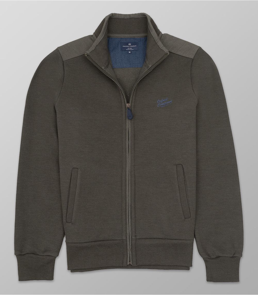 Cardigan Regular Fit Plain Dark Olive