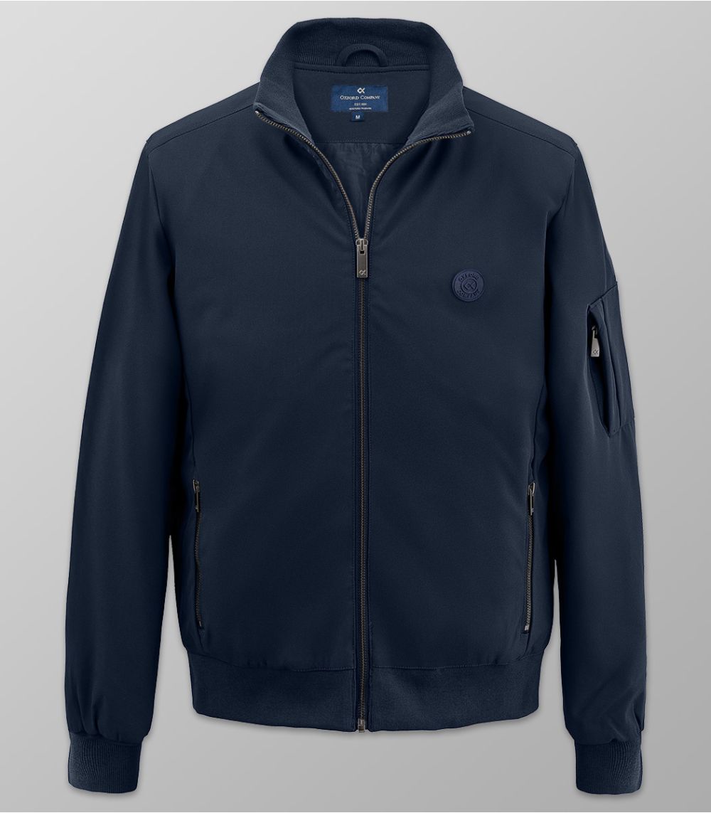 Bomber Μπουφάν Μπλε Σκούρο Slim Fit