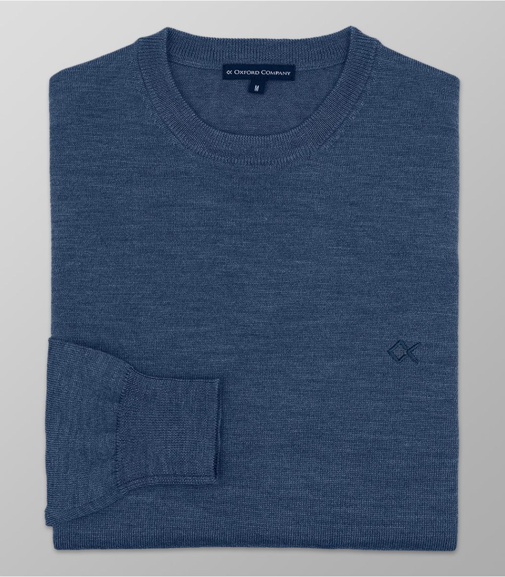 Πλεκτό Regular Fit Μπλε Indigo