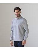 Outlet Polo Μακρύ Μανίκι Regular Fit Γκρι| Oxford Company eShop