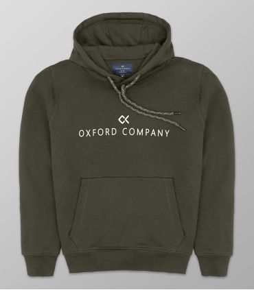 Φούτερ Regular Fit Λαδί Σκούρο