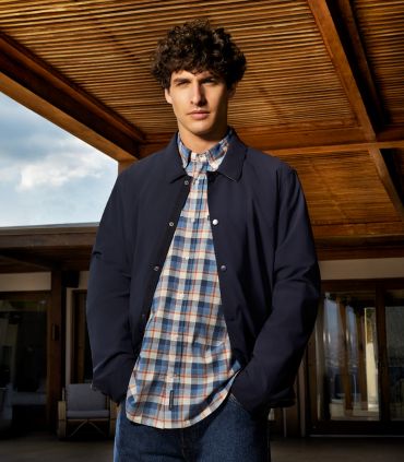 Jacket Regular Fit Μπλε Σκούρο