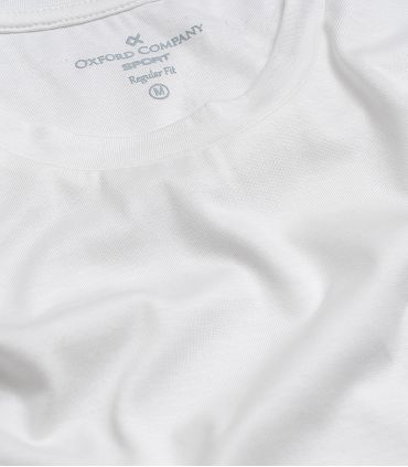 T-Shirt Long Sleeve Regular Fit Plain White 