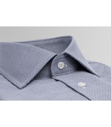Classic Shirt Slim Fit Print Blue