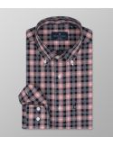 Sport Πουκάμισο Regular Fit Καρό Ροζ| Oxford Company eShop