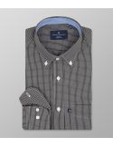 Sport Shirt Regular Fit Check Black| Oxford Company eShop